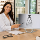 Optotipo Digital Profesional Doble Modo Horizontal / Vertical para Consultorio y las opticas