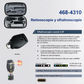 Set Retinoscopio y Oftalmoscopio 3.5V con Mango Recargable Li-ion USB, Iluminador Fibra Óptica, Estuche Rigido | Equipo Optometría Oftalmología