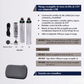 Set Retinoscopio y Oftalmoscopio 3.5V con Mango Recargable Li-ion USB, Iluminador Fibra Óptica, Estuche Rigido | Equipo Optometría Oftalmología