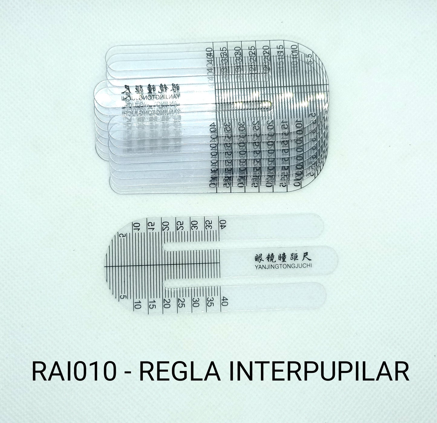RAI010 - REGLA PARA MEDIR ALTURA INTERPUPILAR