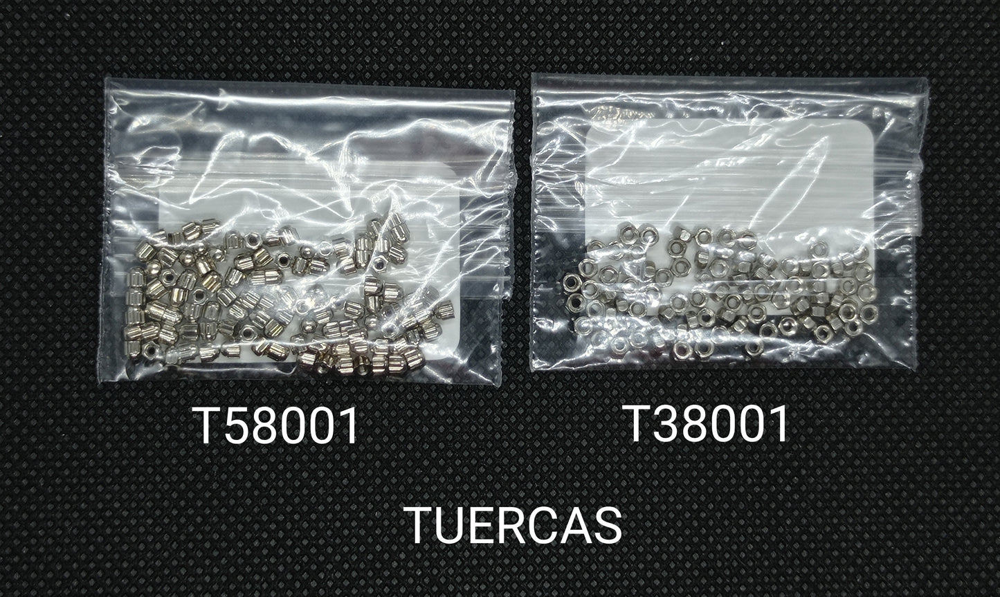T58001 / T38001 - TUERCAS PARA ARMAZON